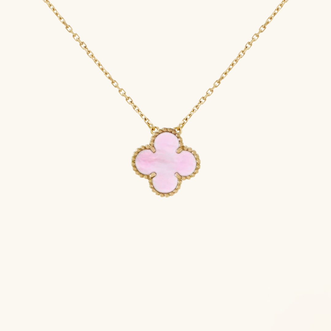CLOVER | Rosa Halskette-Maison Doré