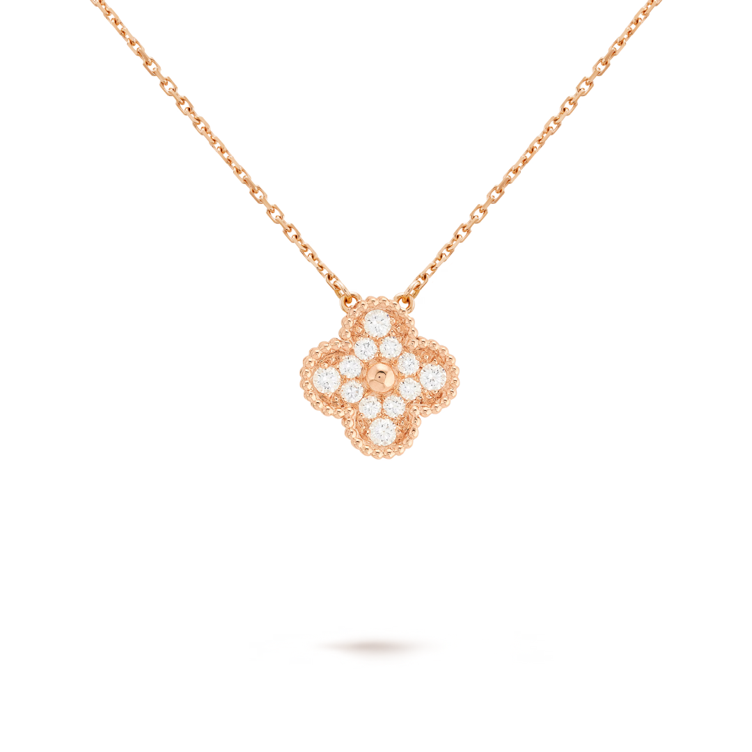 CLOVER | Rosa Prestige Halskette-Maison Doré