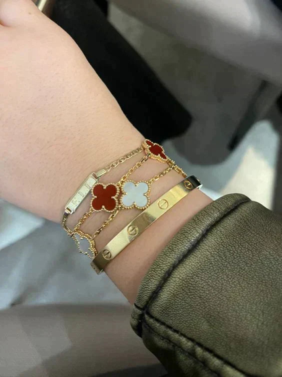 CLOVER | Rote Armbanduhr-Maison Doré