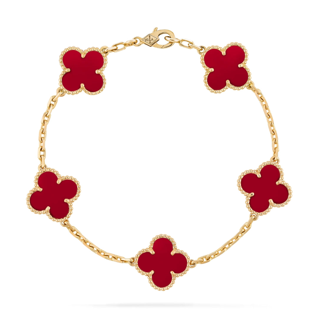 CLOVER | Rote Armbanduhr-Maison Doré