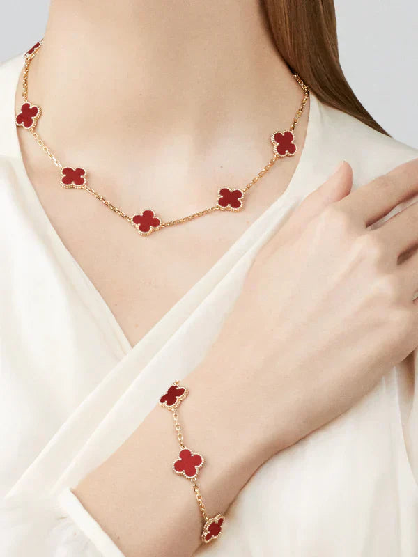 CLOVER | Rote Armbanduhr-Maison Doré