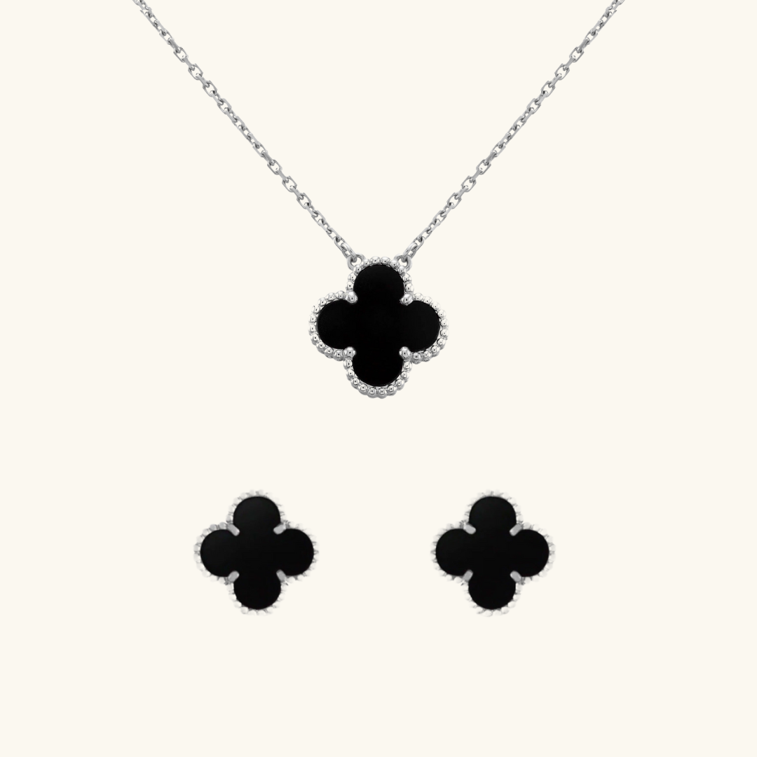 CLOVER | Silber-Schwarz 2er-Pack-Maison Doré