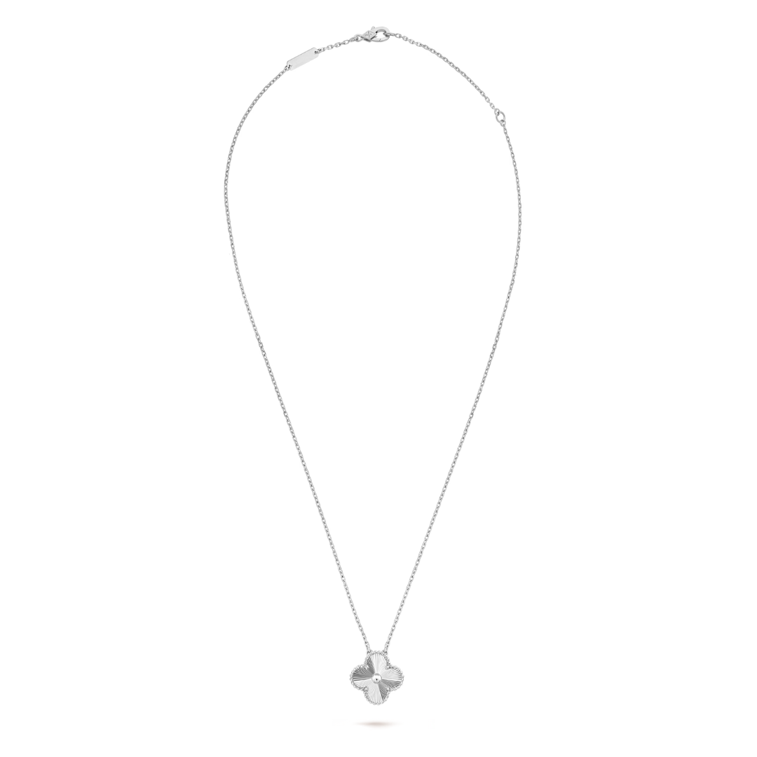CLOVER | Silberne Halskette-Maison Doré
