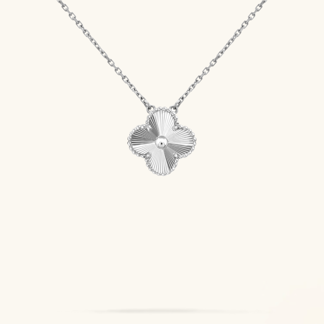 CLOVER | Silberne Halskette-Maison Doré