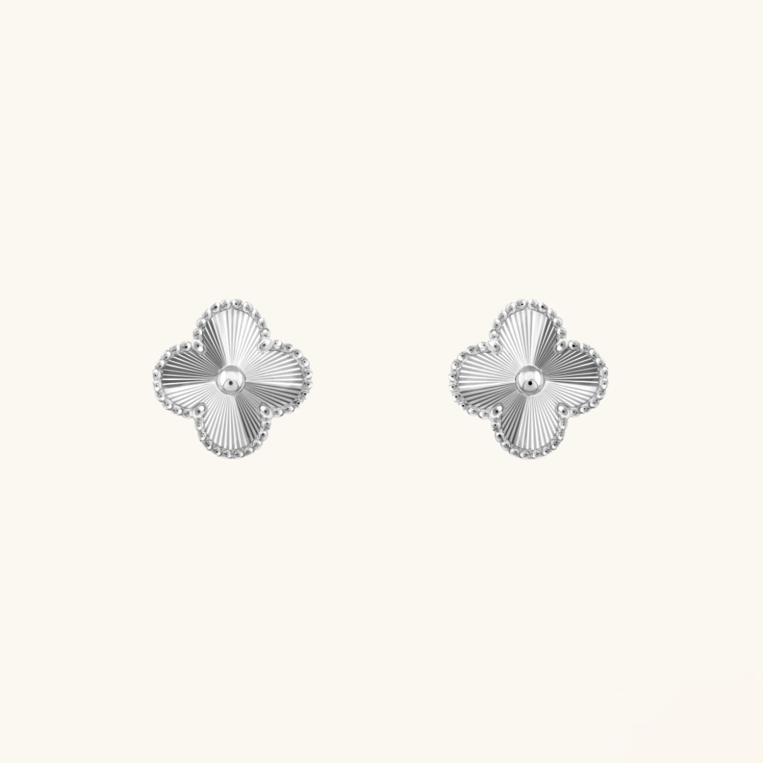 CLOVER | Silberne Ohrringe-Maison Doré