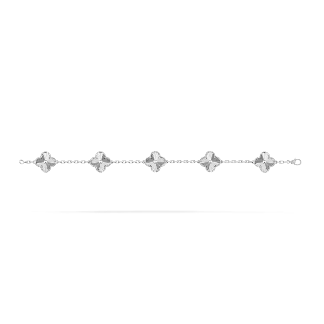 CLOVER | Silberne Armbanduhr-Maison Doré