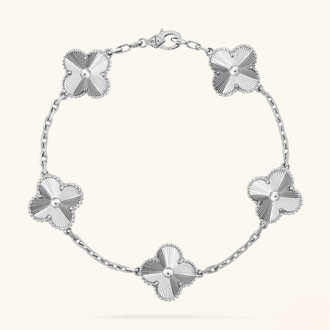 CLOVER | Silberne Armbanduhr-Maison Doré