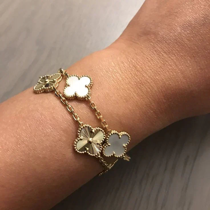 CLOVER | Weiße Armbanduhr-Maison Doré