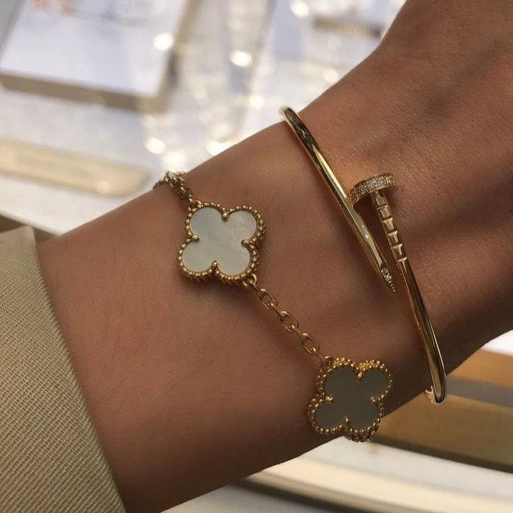 CLOVER | Weiße Armbanduhr-Maison Doré