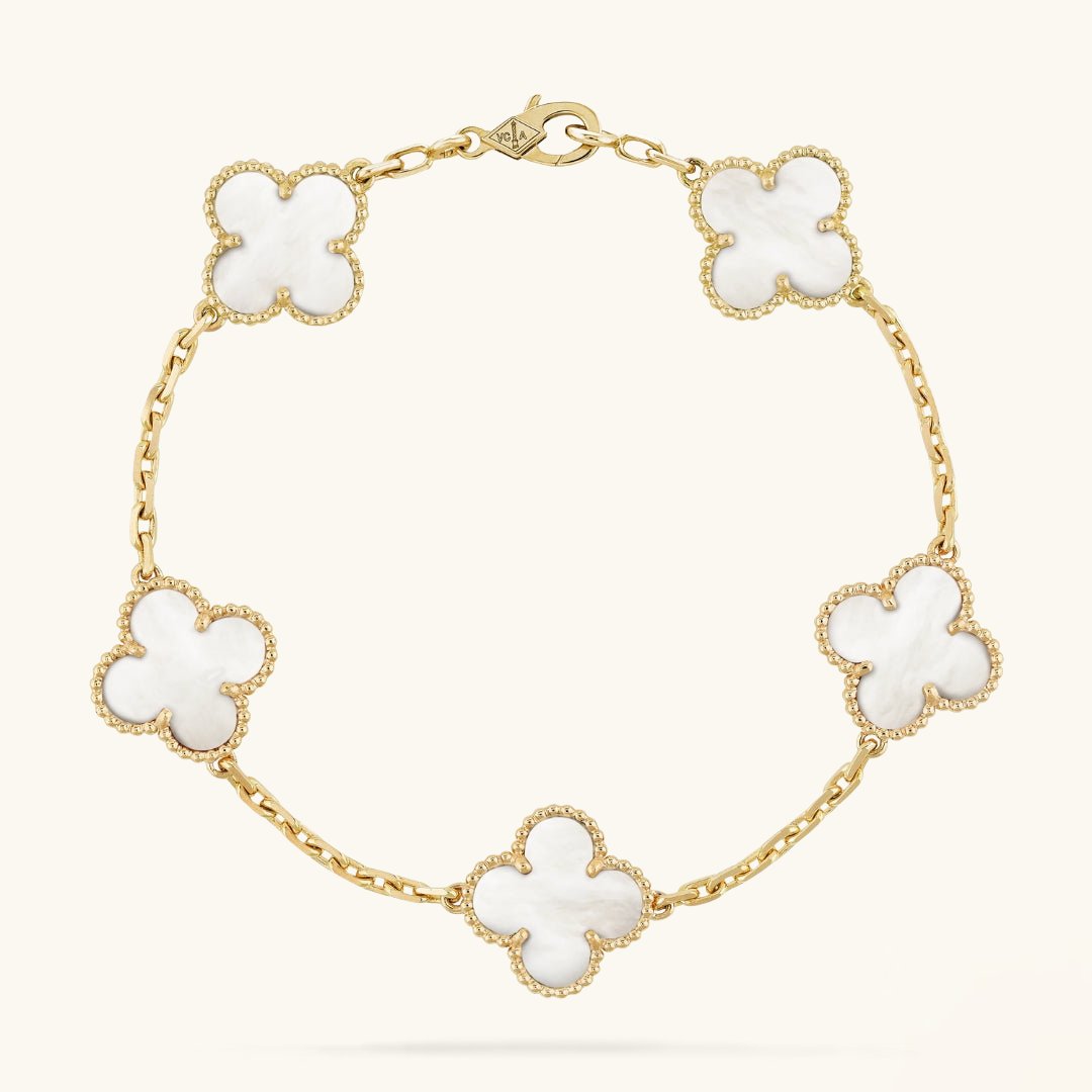 CLOVER | Weiße Armbanduhr-Maison Doré