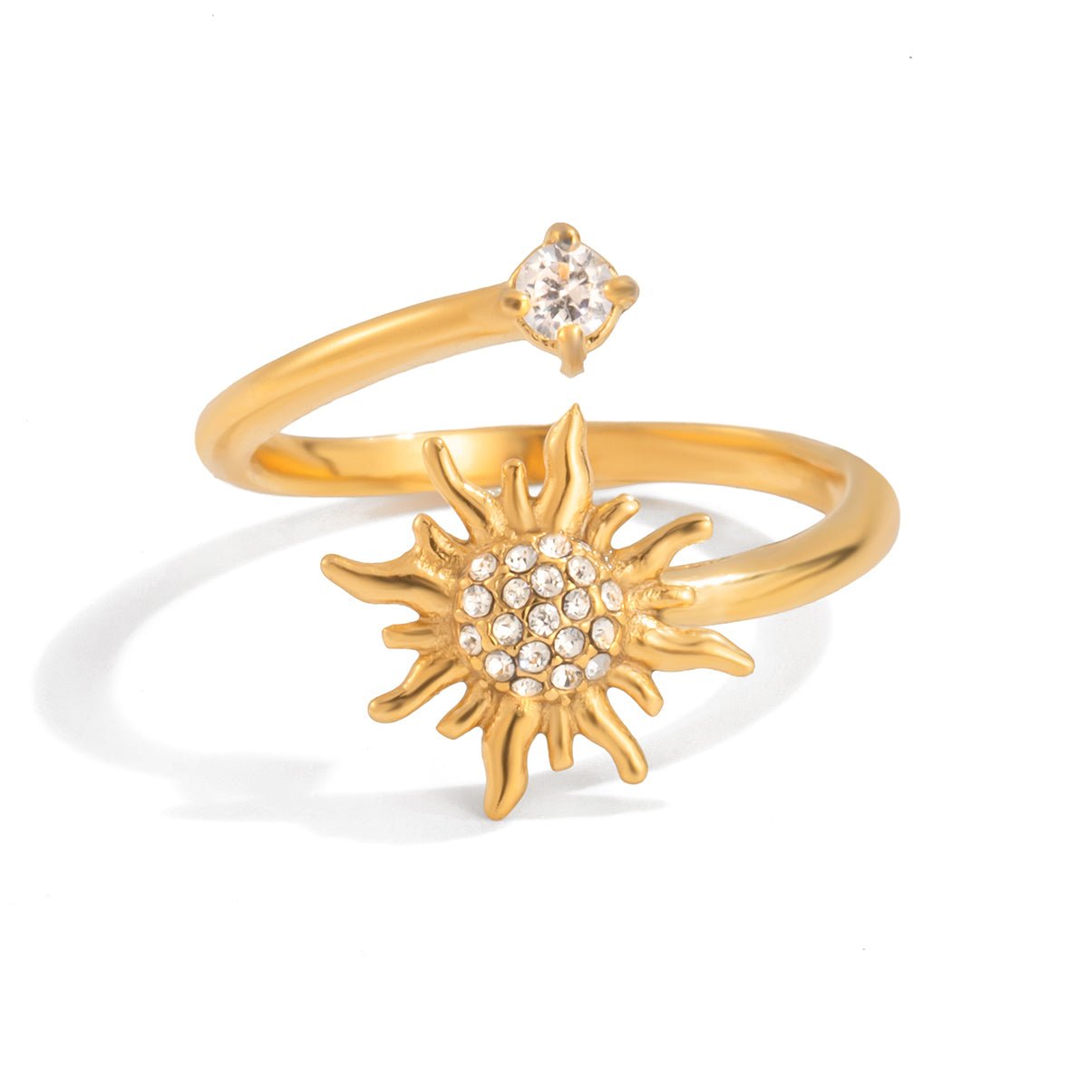 Cassiane Bypass Ring | 18K Gold-Maison Doré