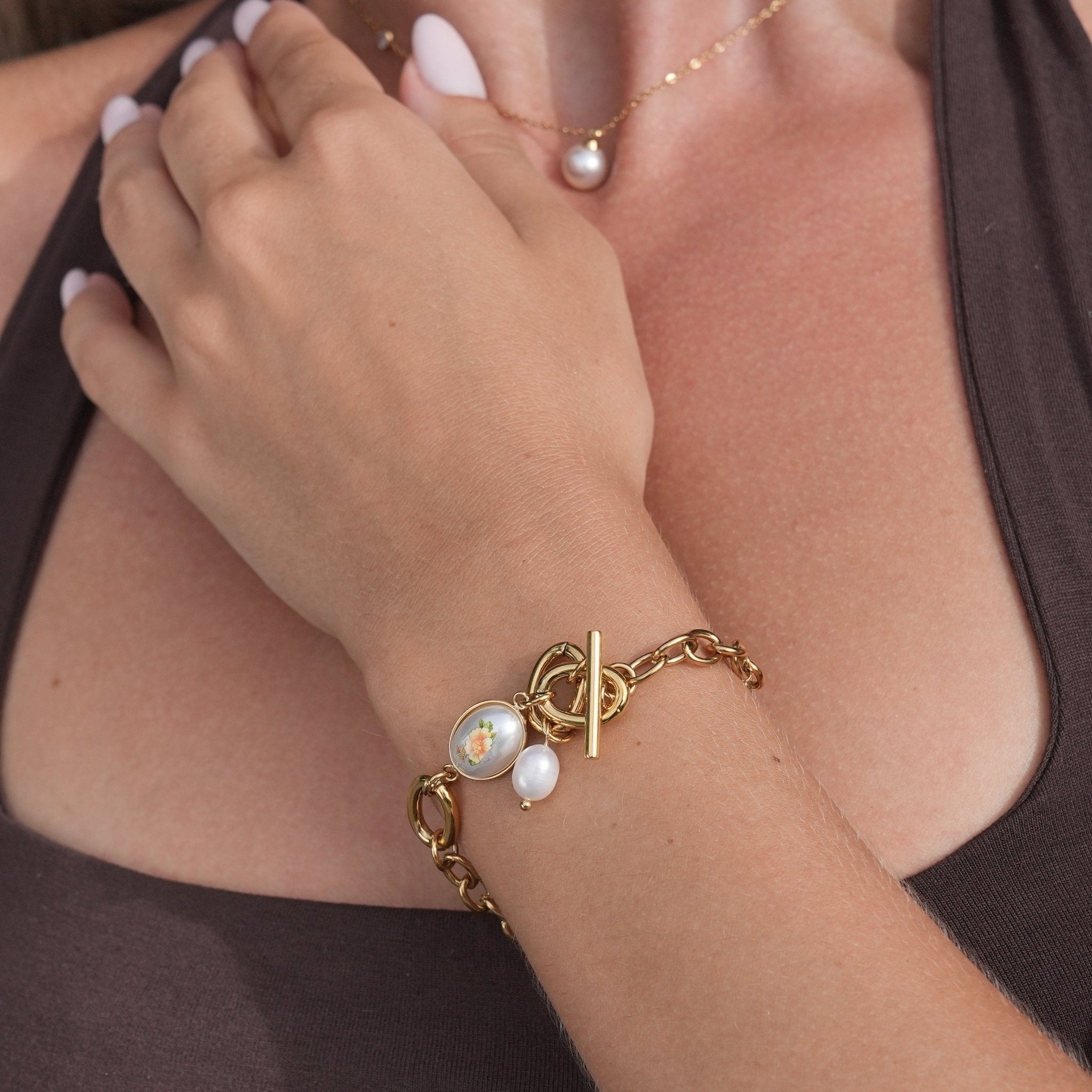 Monaco Charm-Armband | 18K Gold-Maison Doré