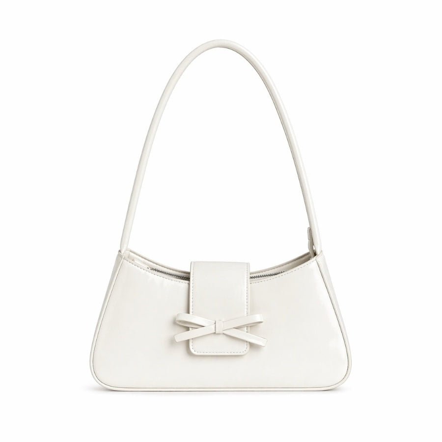 Cherie Schleifen-Tasche Weiß-Maison Doré