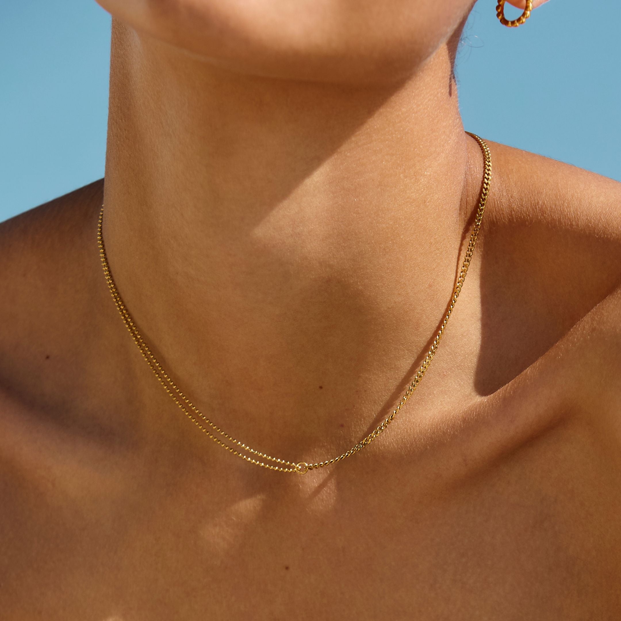 Doppeltes Trouble Choker-Maison Doré