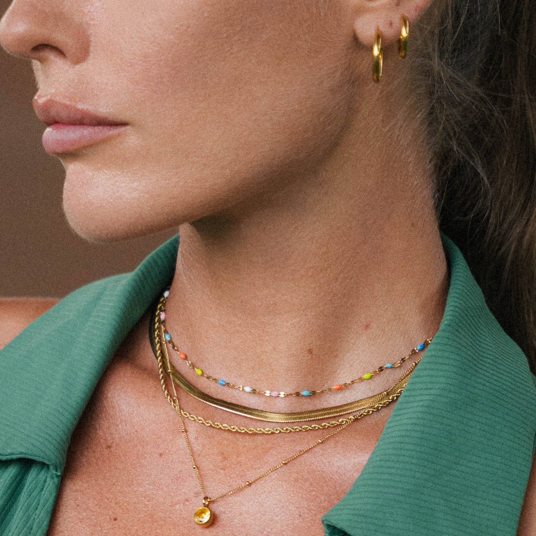 Regenbogen Dainty Choker-Maison Doré