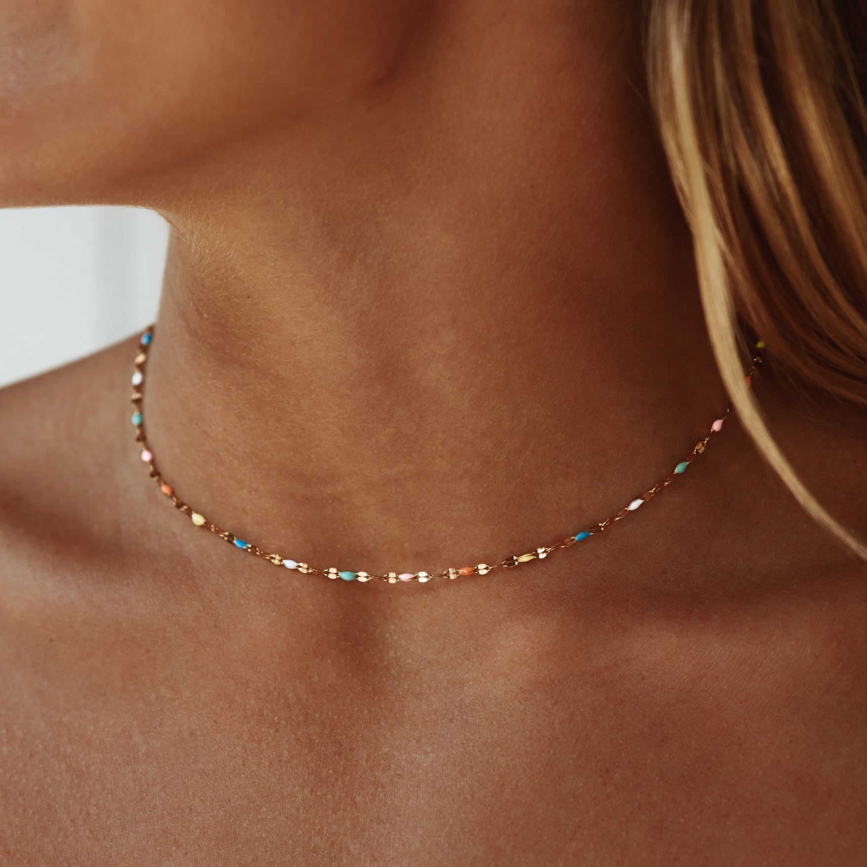 Regenbogen Dainty Choker-Maison Doré