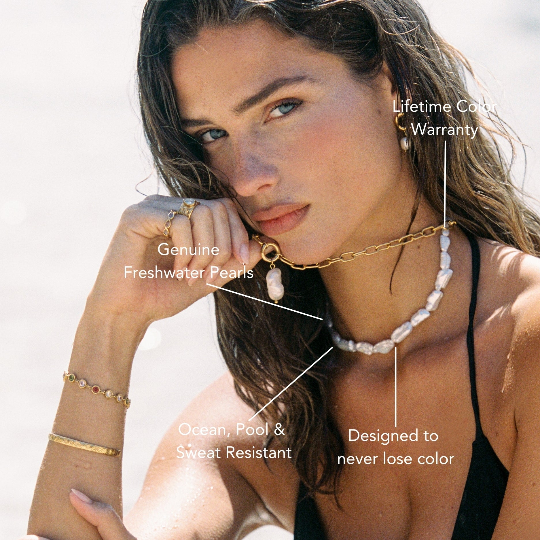 Sunkissed Choker-Maison Doré