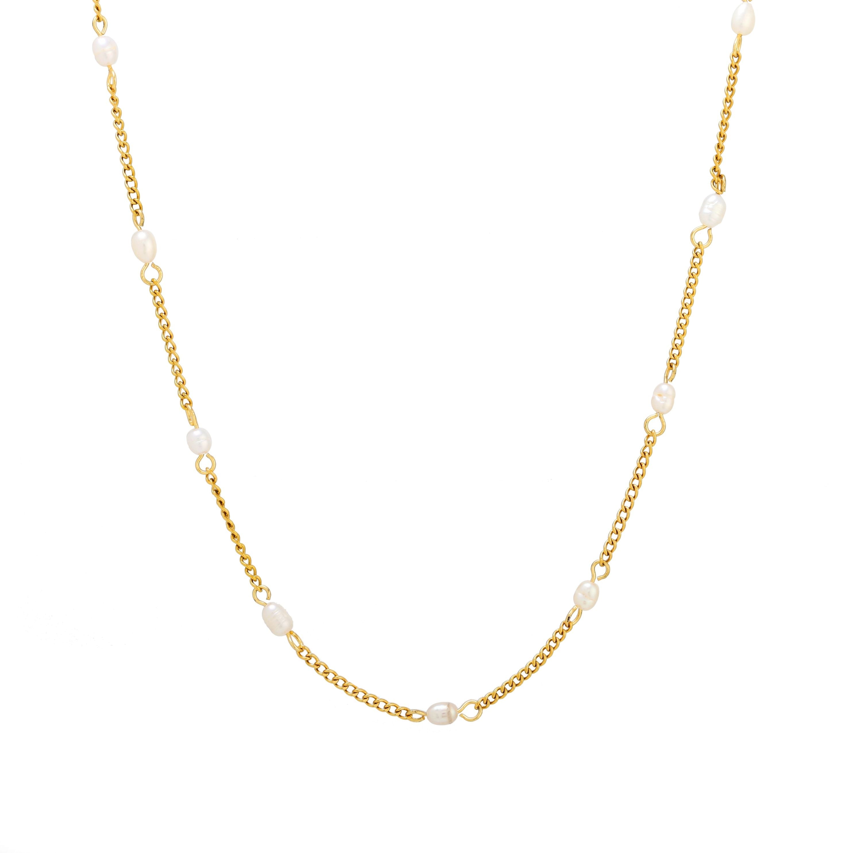 Zarte Goldperlen Choker-Maison Doré