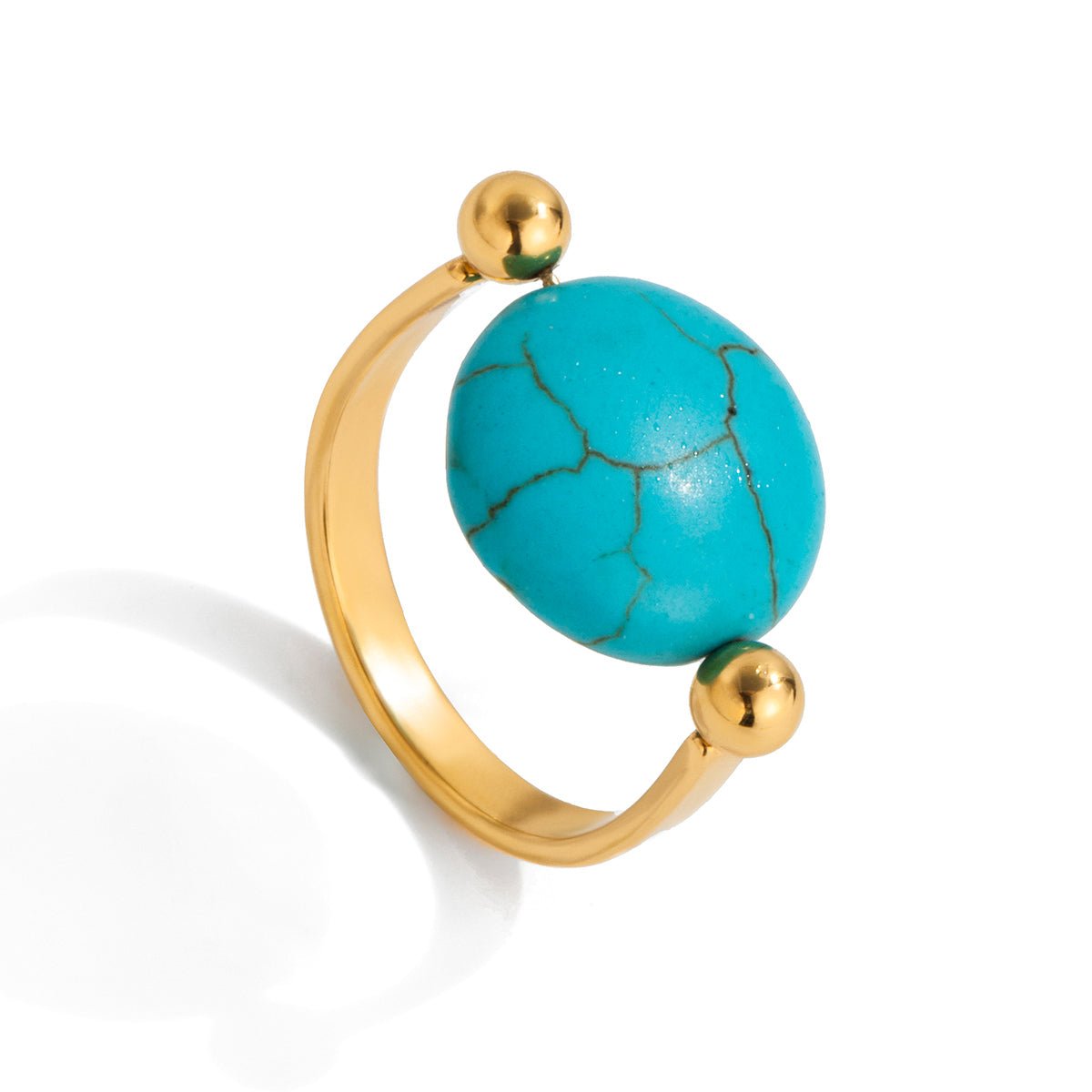 Cleo Steinen Ring 18K Gold-Maison Doré