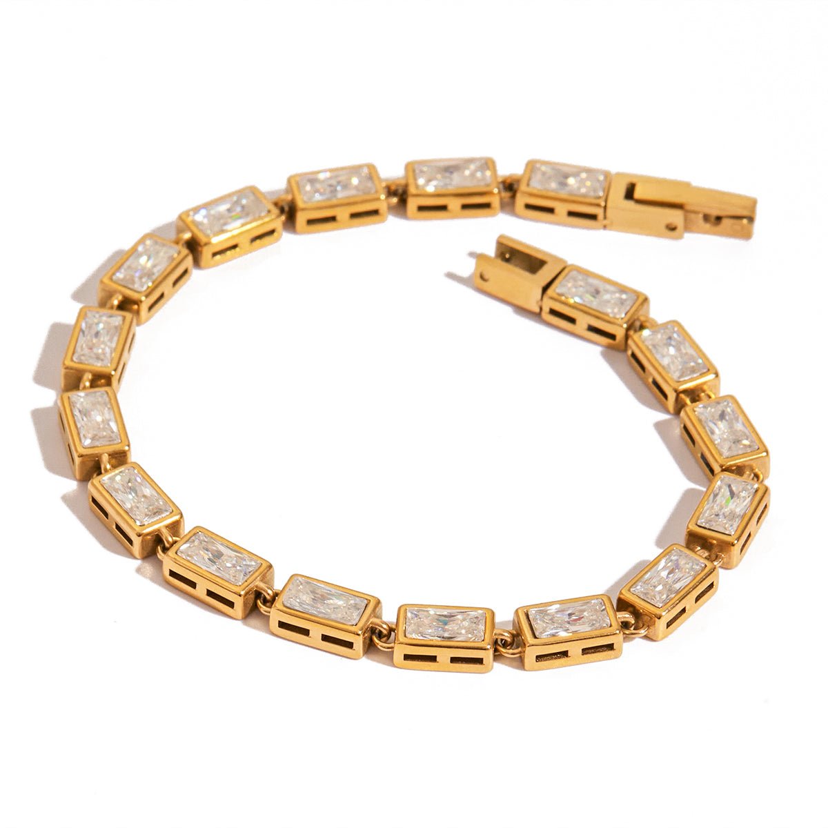 Corinne Halo Armband | 18K Gold-Maison Doré