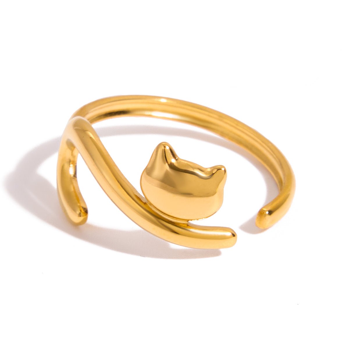 Cosette Kat Ring | 18K Gold-Maison Doré