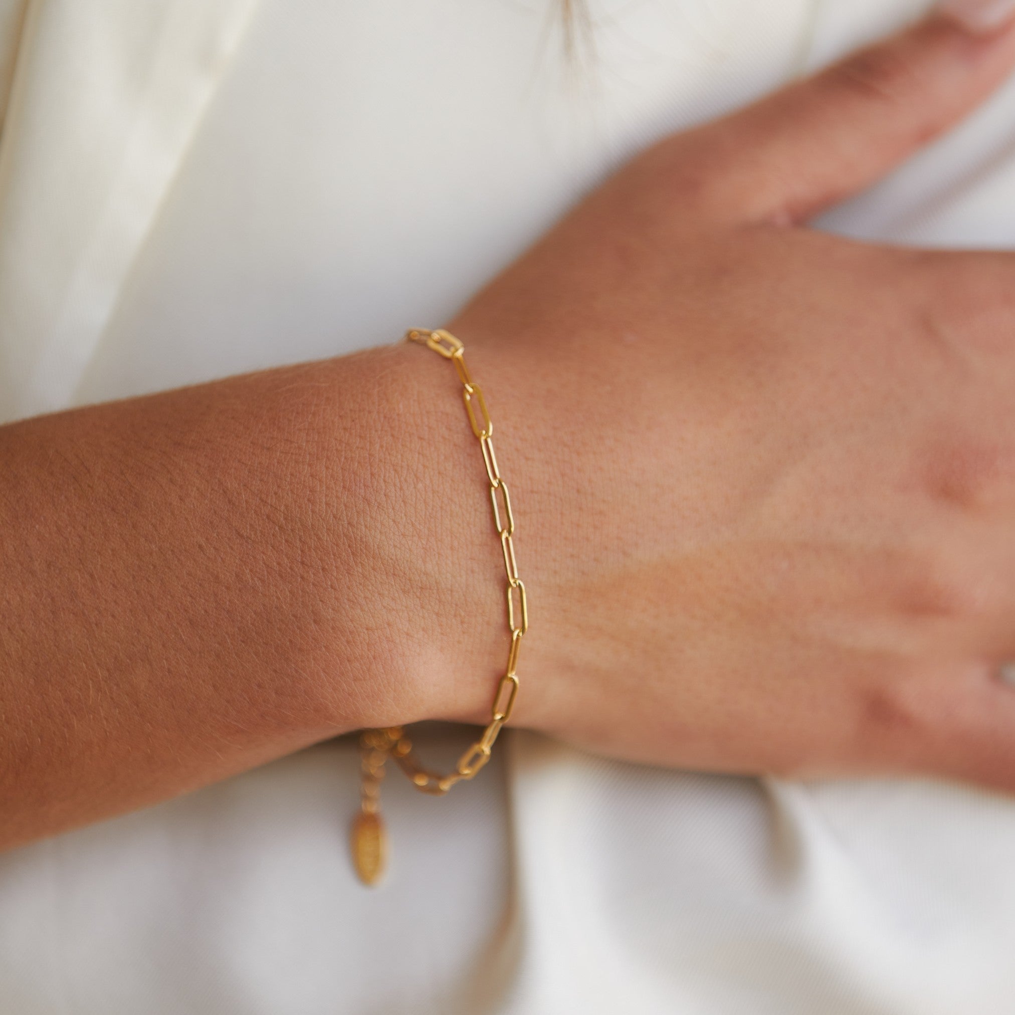 "Cozumel" Paperclip-Armband-Maison Doré