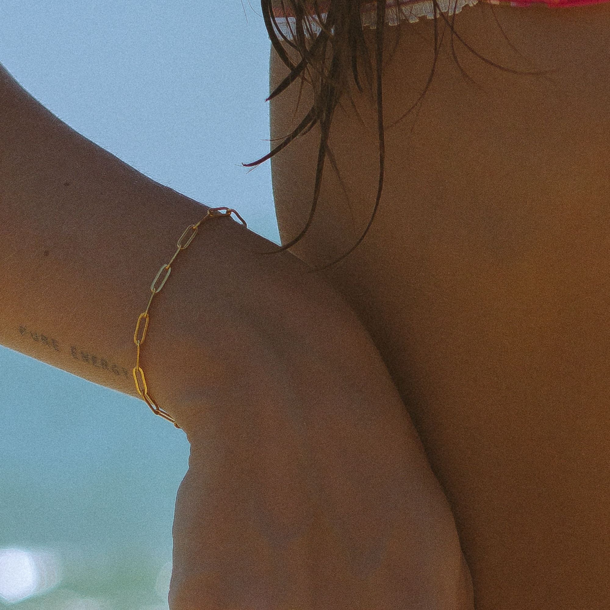 "Cozumel" Paperclip-Armband-Maison Doré