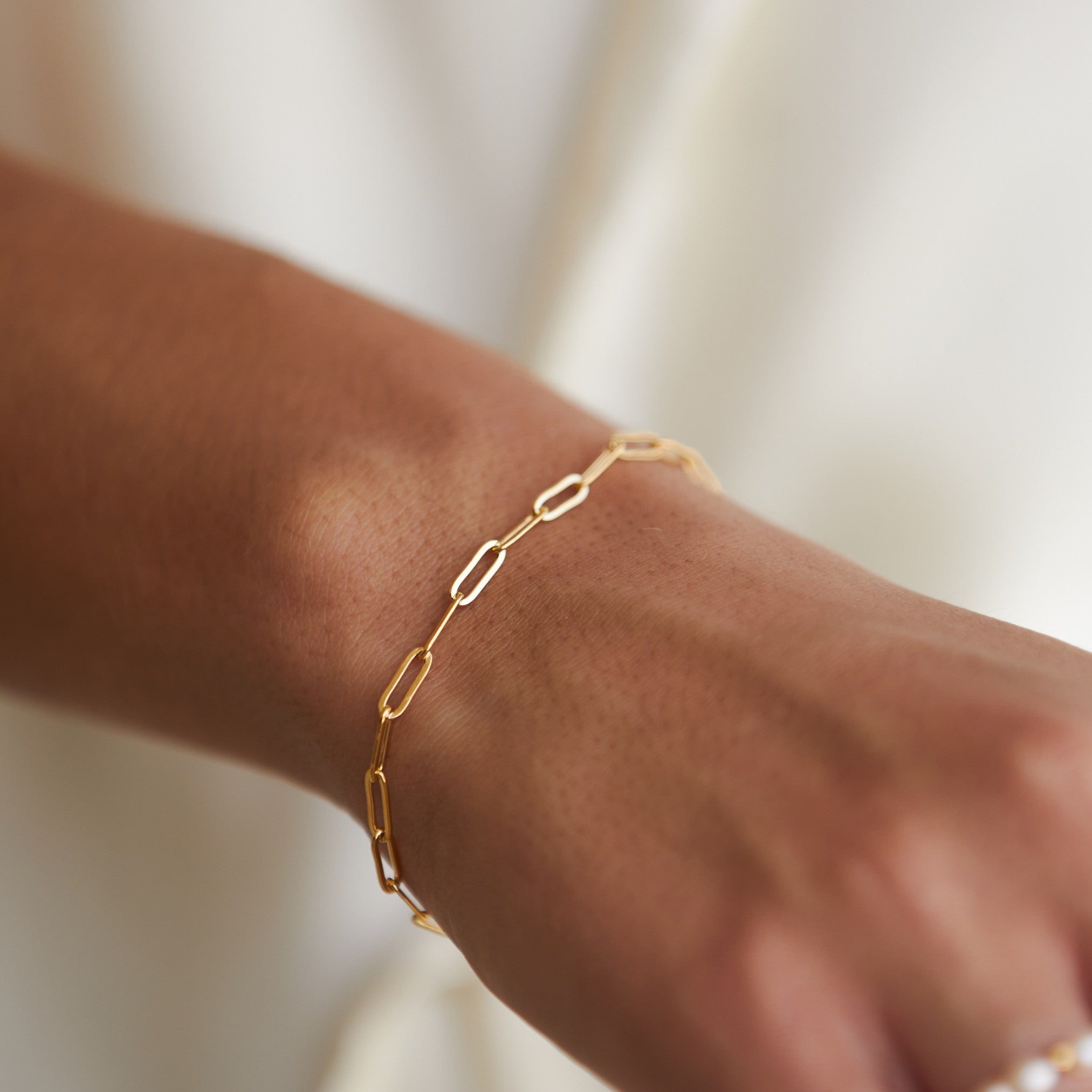 "Cozumel" Paperclip-Armband-Maison Doré