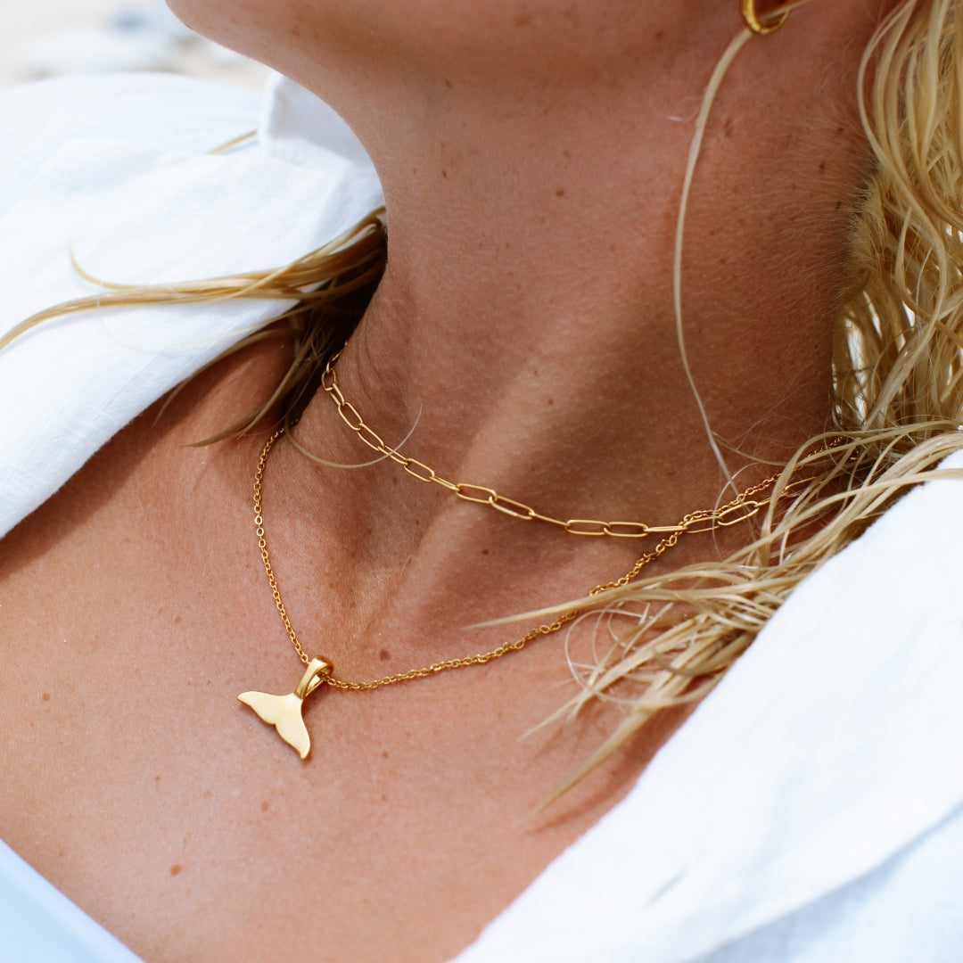 "Cozumel" Paperclip-Choker-Maison Doré