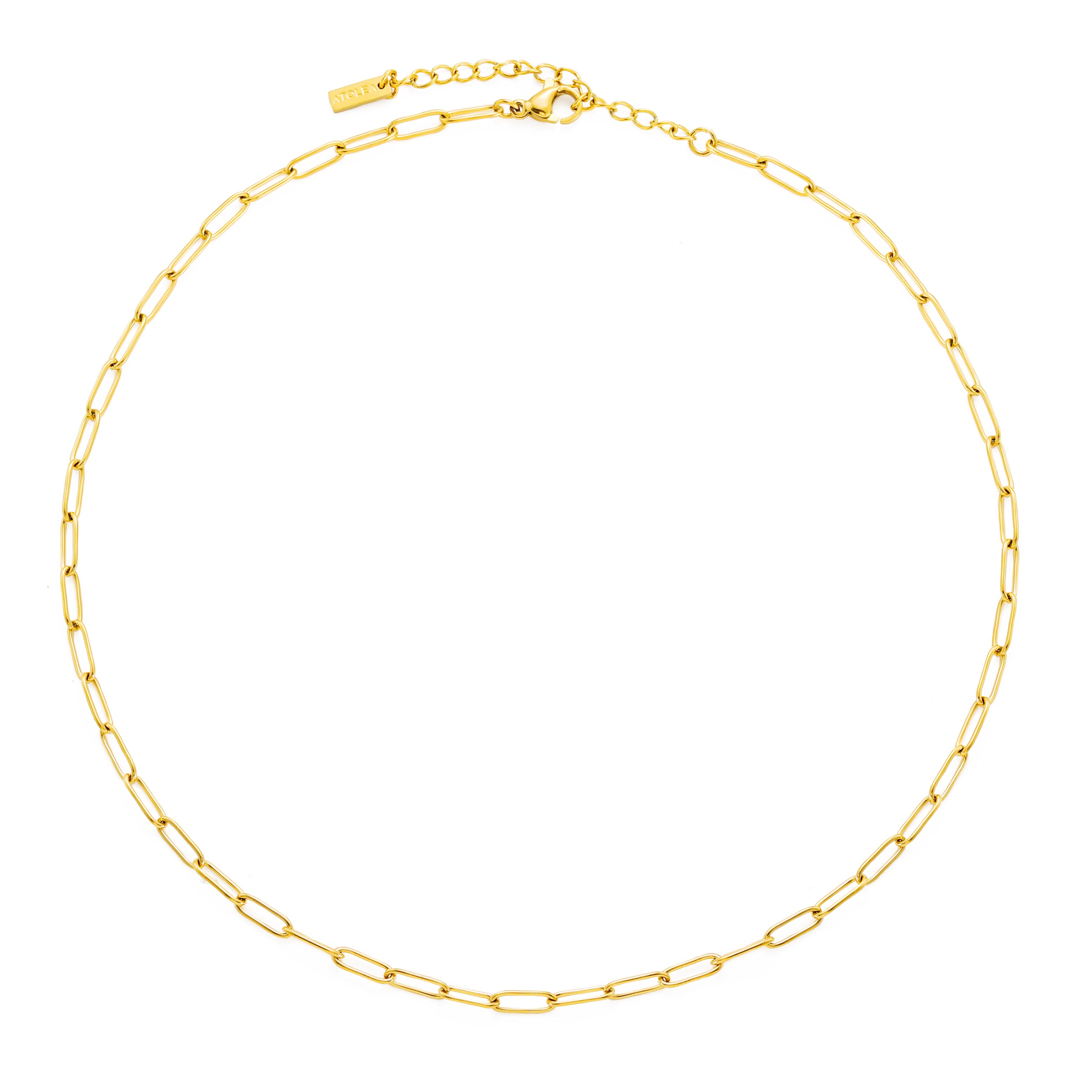 "Cozumel" Paperclip-Choker-Maison Doré