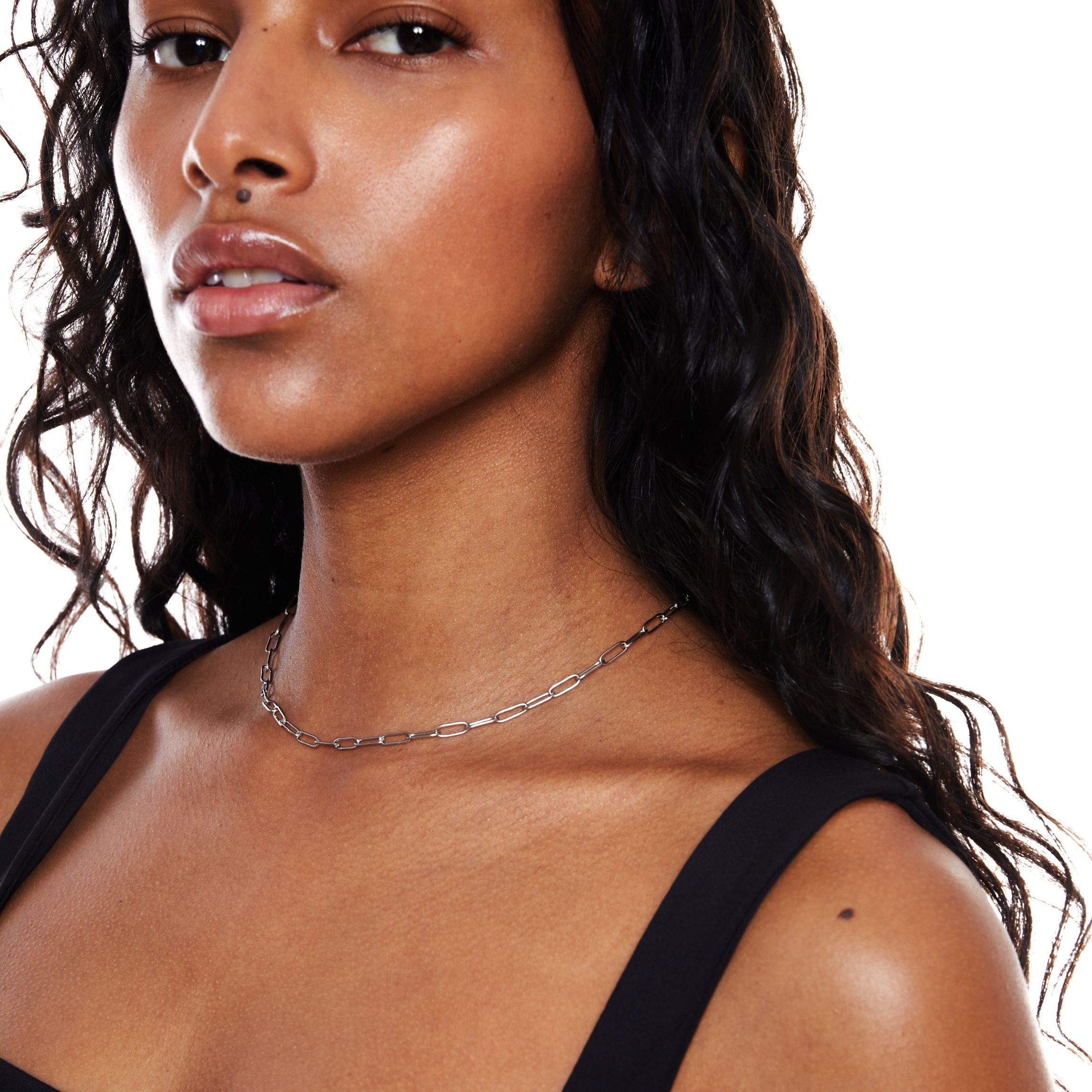 "Cozumel" Paperclip-Choker-Maison Doré