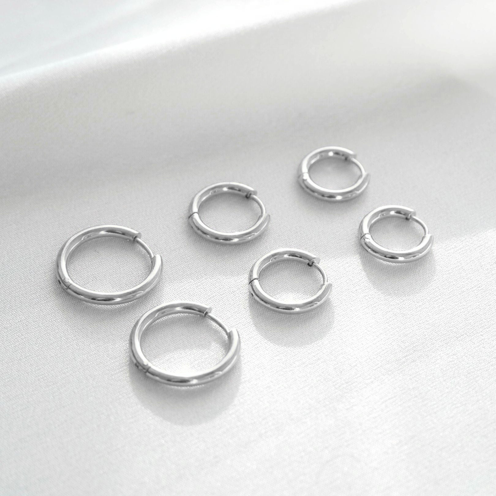 Dreifache Hoop Ohrringe Bundle-Maison Doré