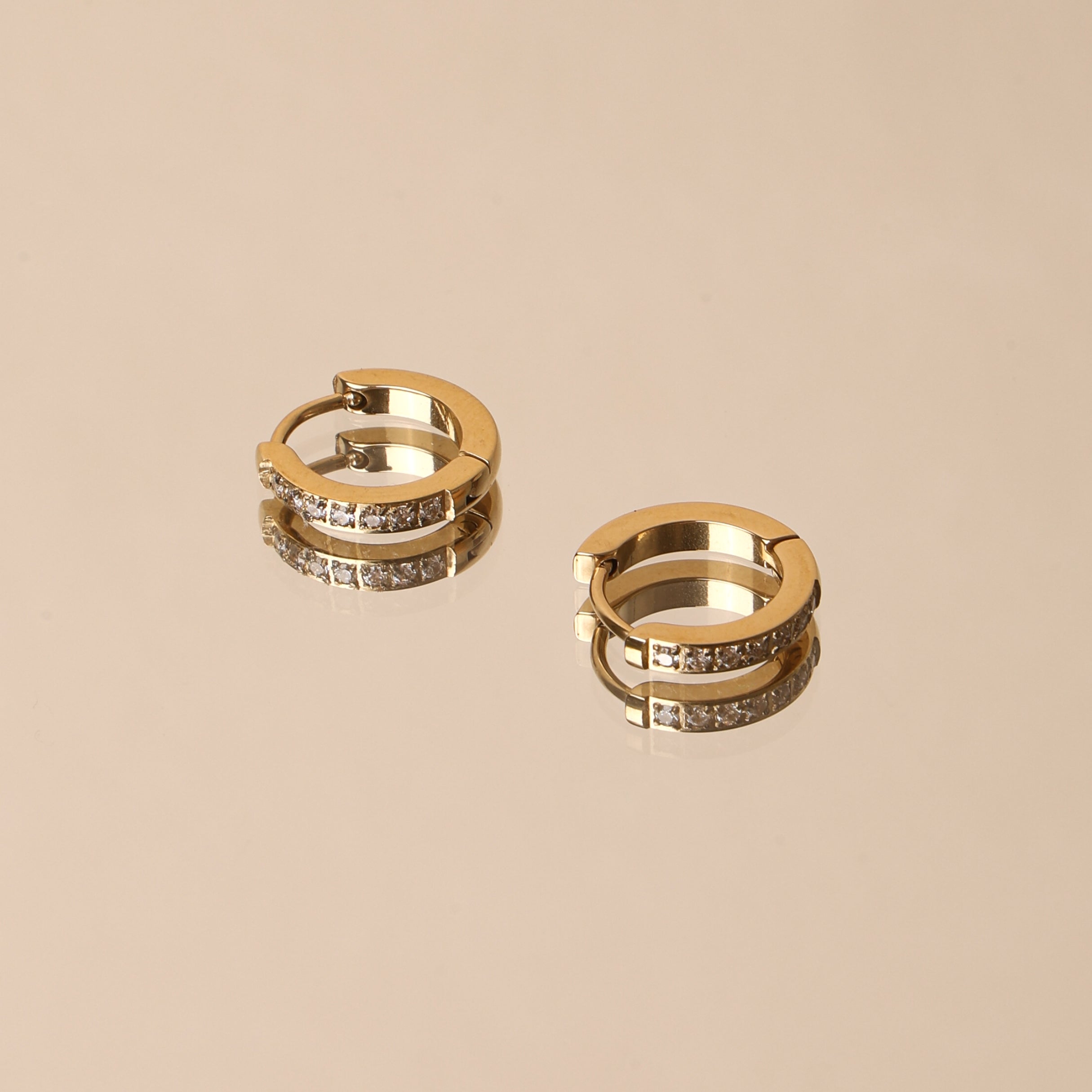 Kleine Gold Creolen-Maison Doré