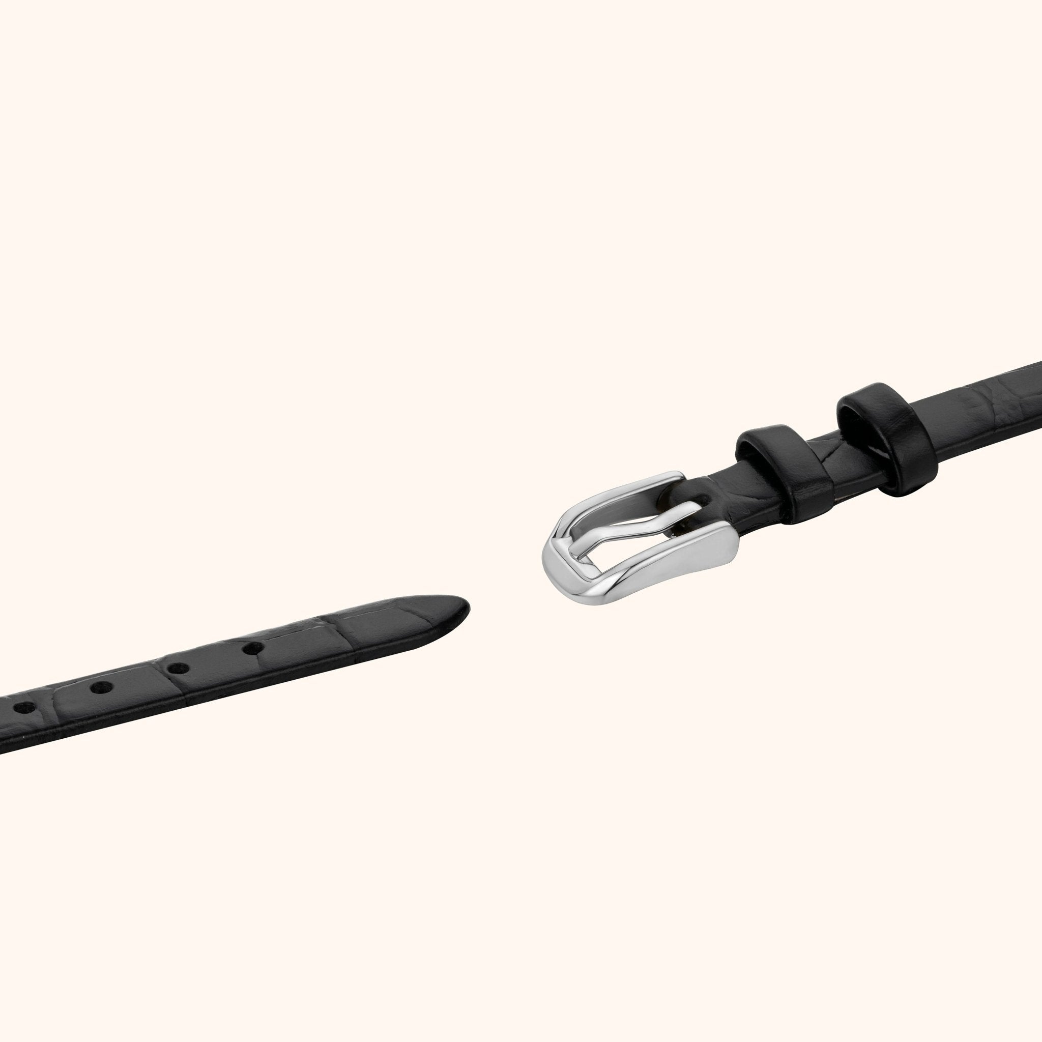Vespera | Leder Zilver