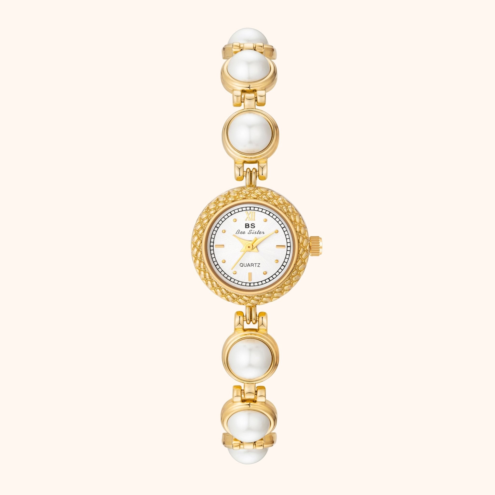 Dahlie | Weiß Gold