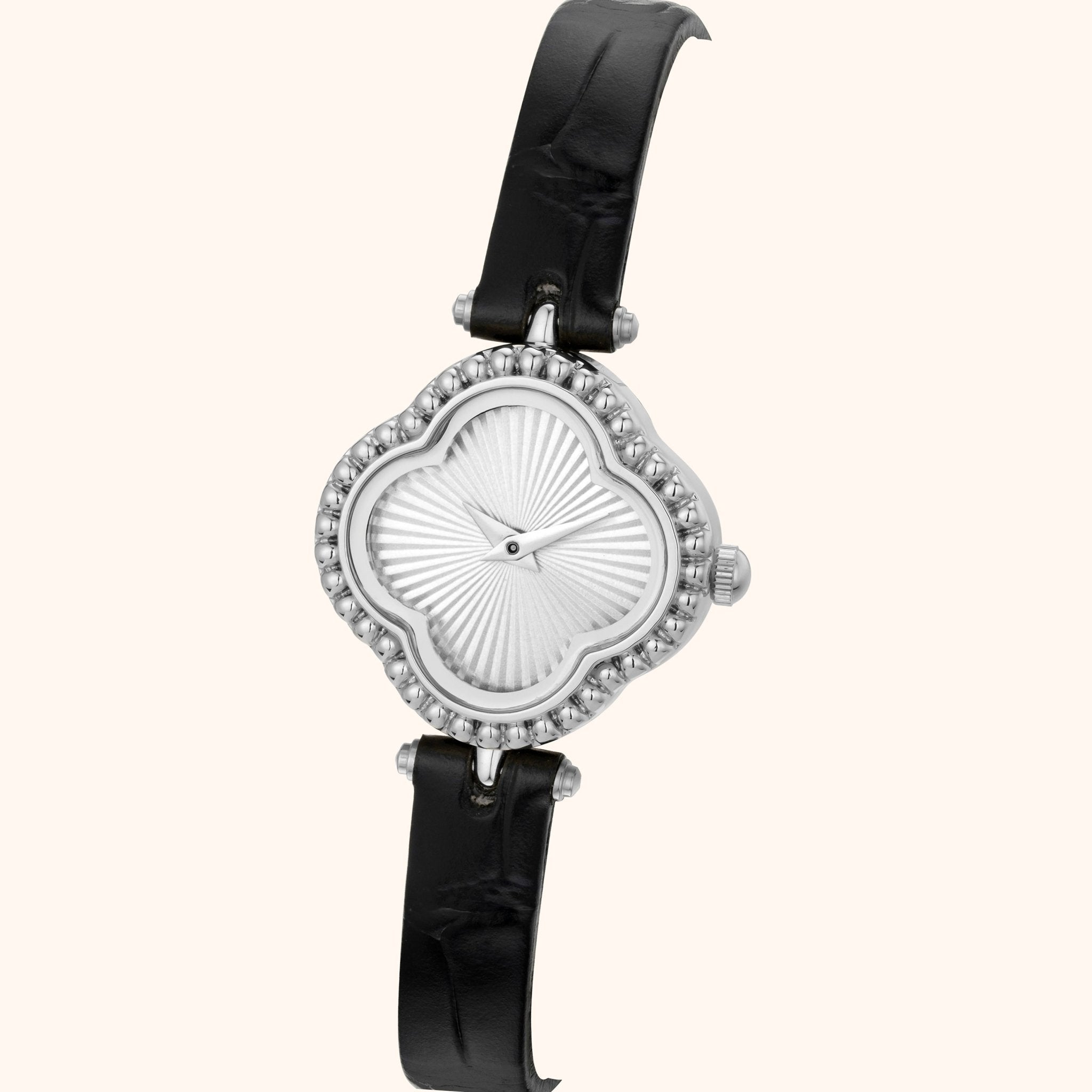 Vespera | Leder Zilver