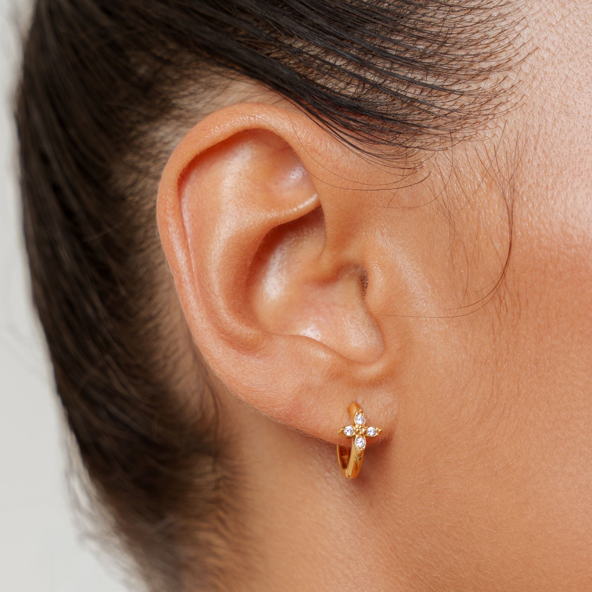 Daisy Hoops Ohrringe-Maison Doré
