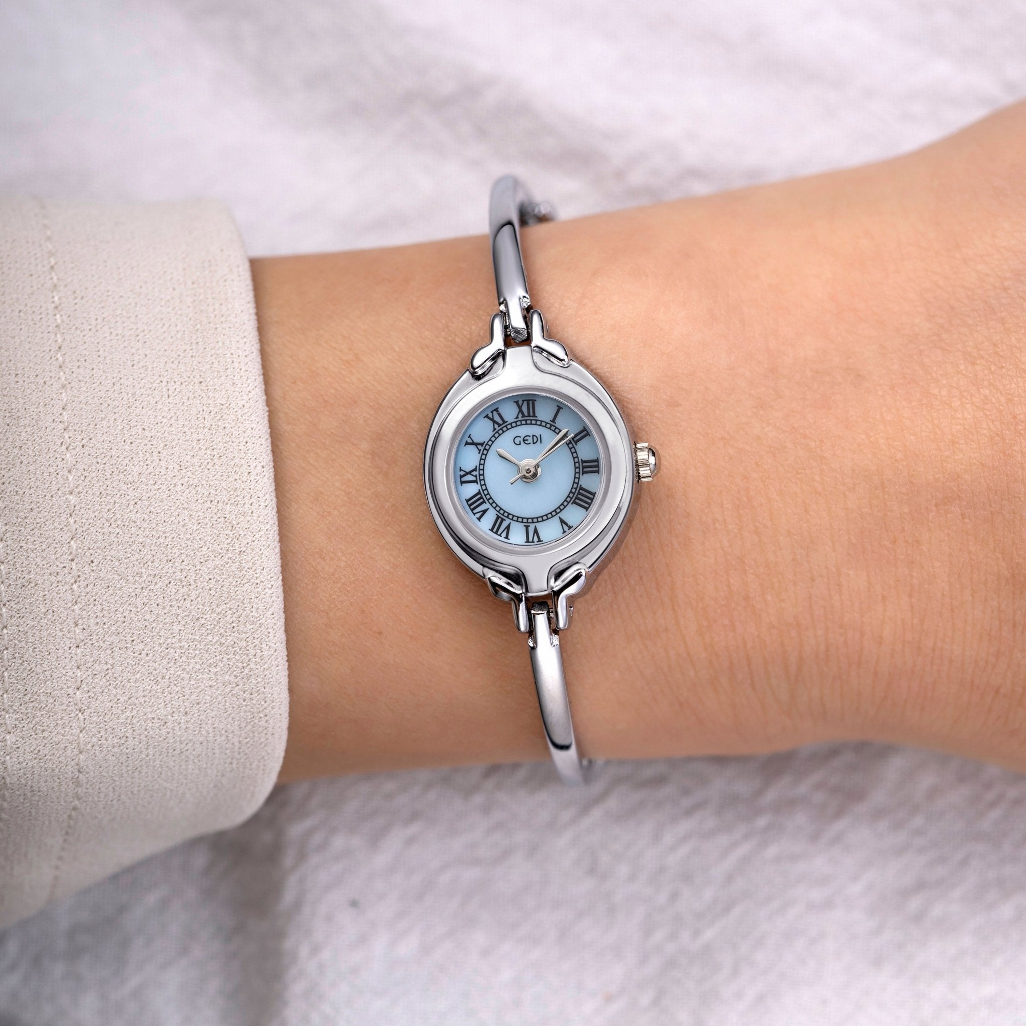 Freya | Blau Silber-Maison Doré