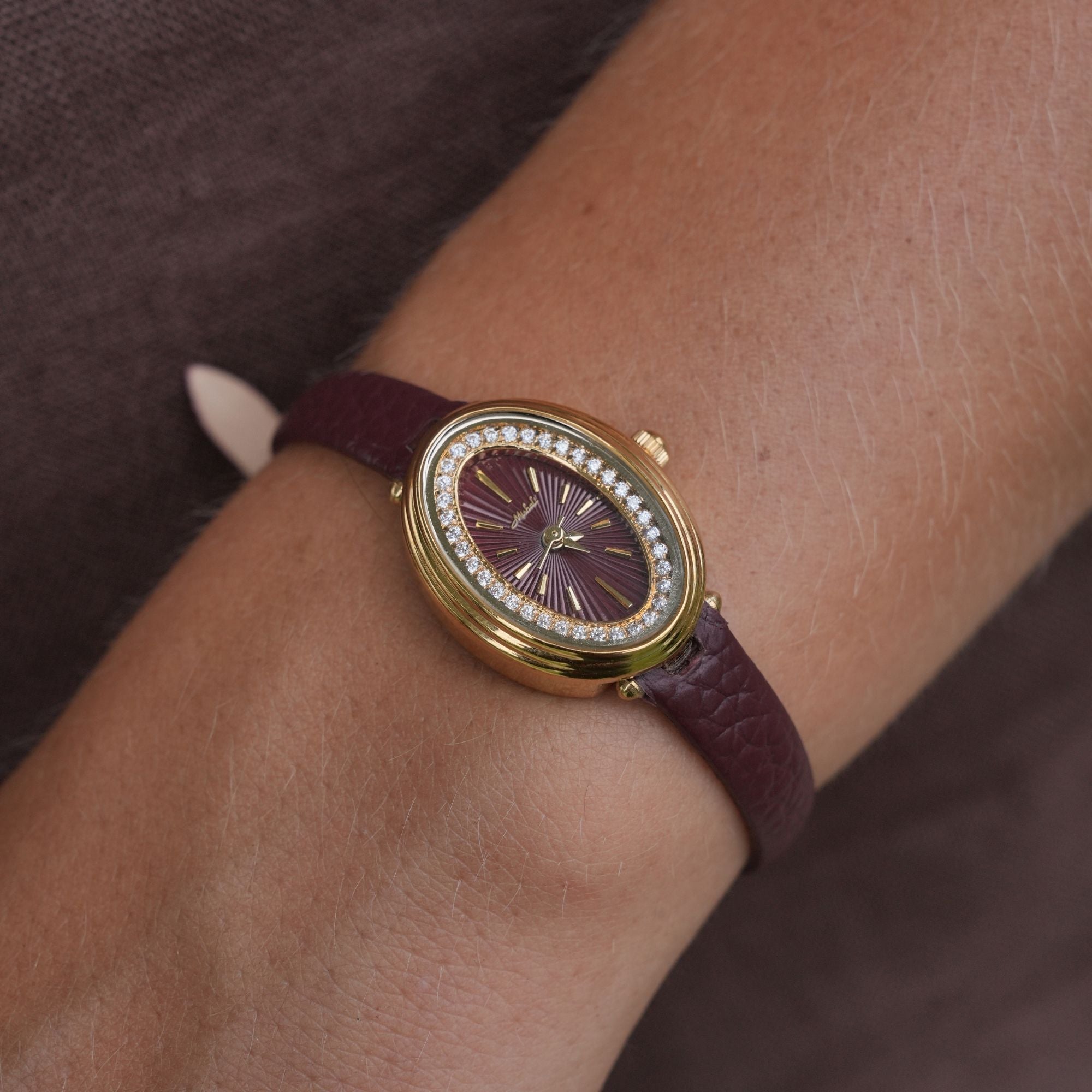 Livia | Leder Gold-Maison Doré