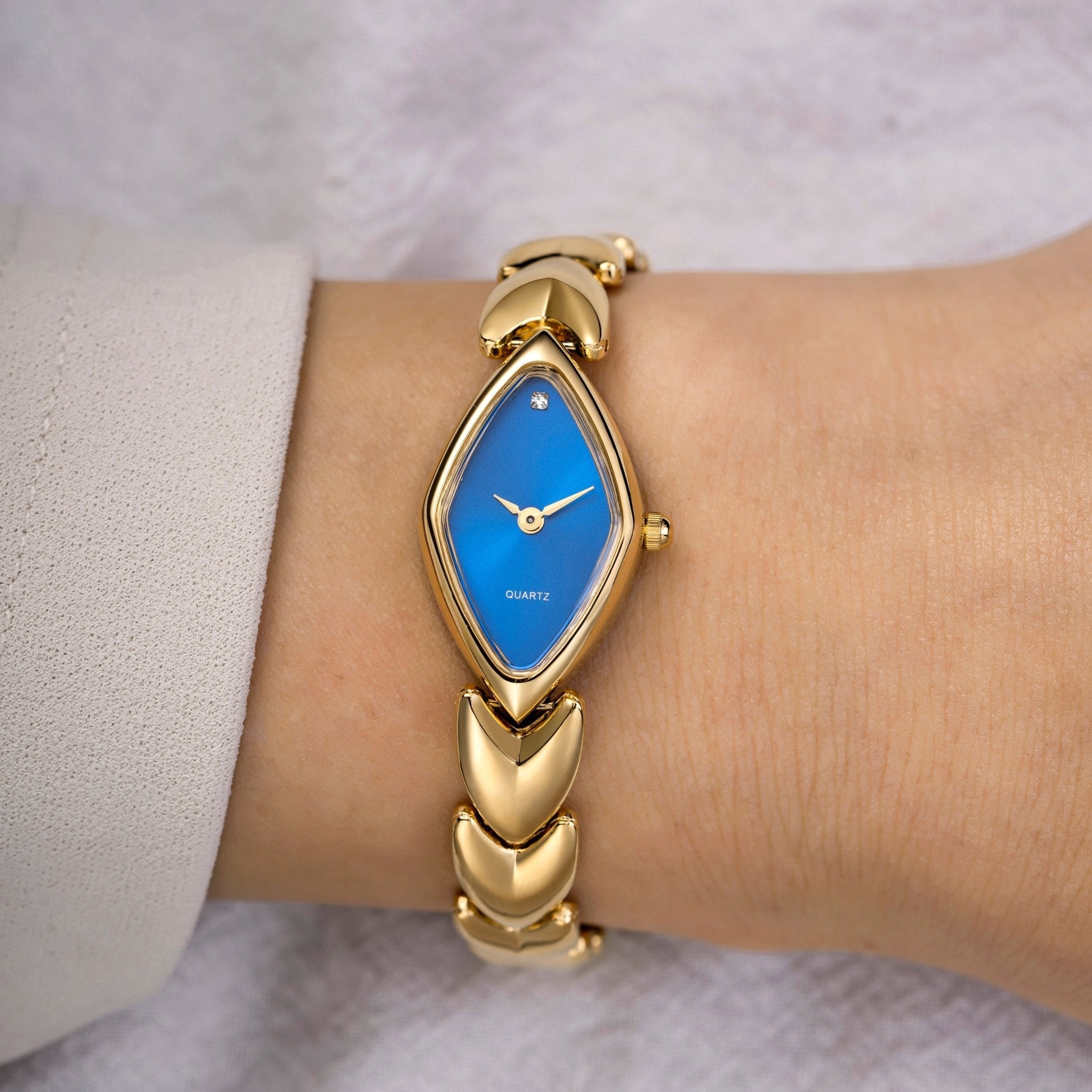 Lucille | Gold Blau-Maison Doré