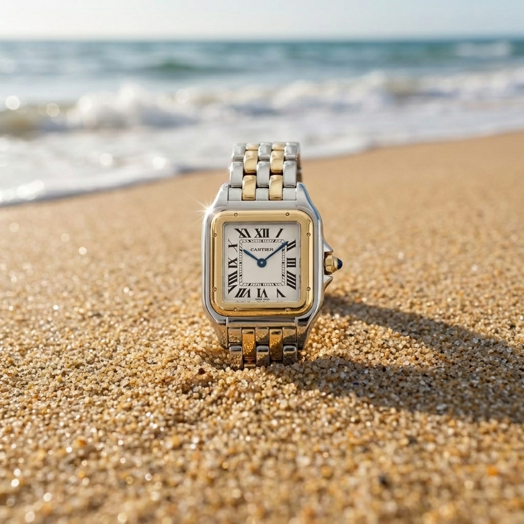 Elegante Uhr-Maison Doré