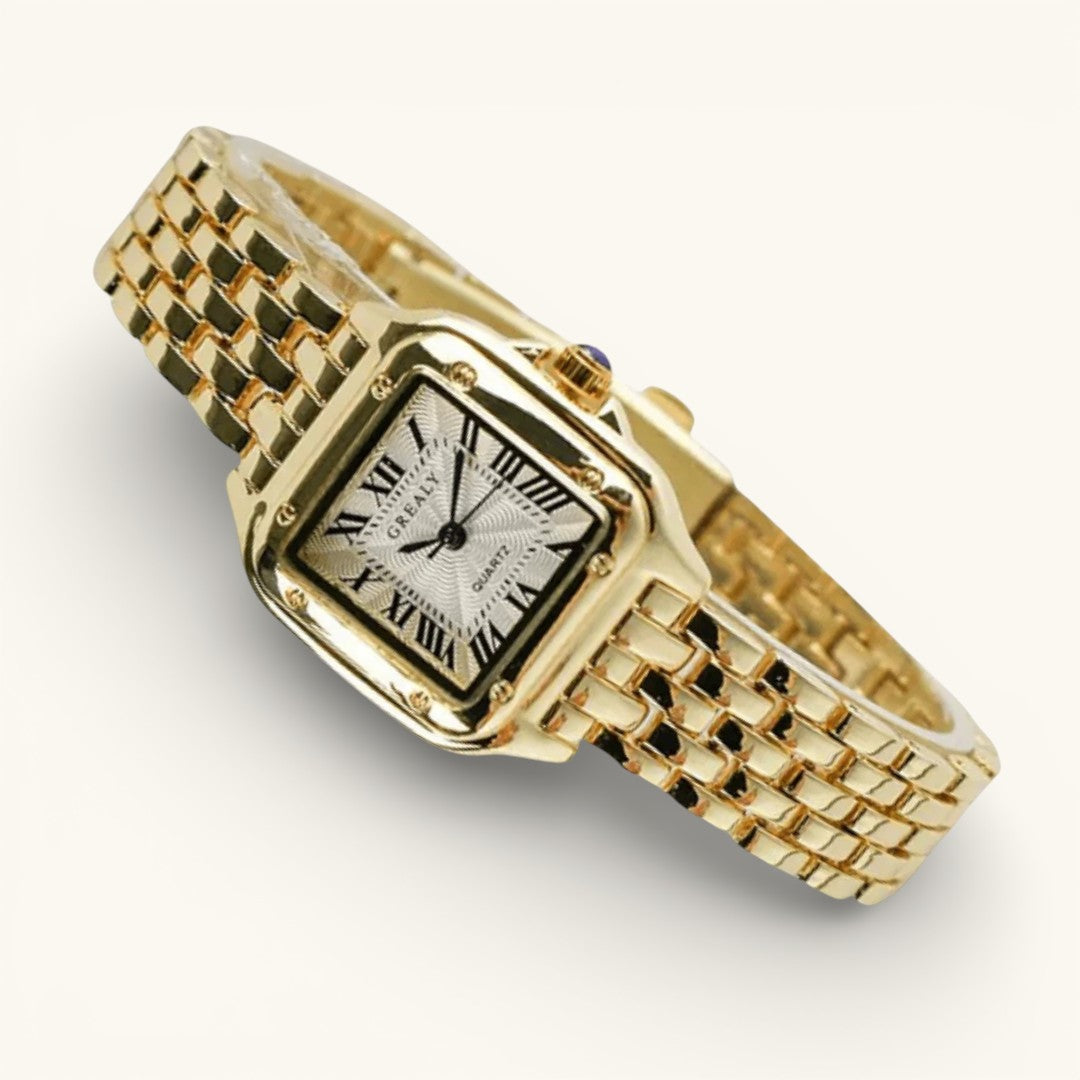 Elegante Uhr-Maison Doré