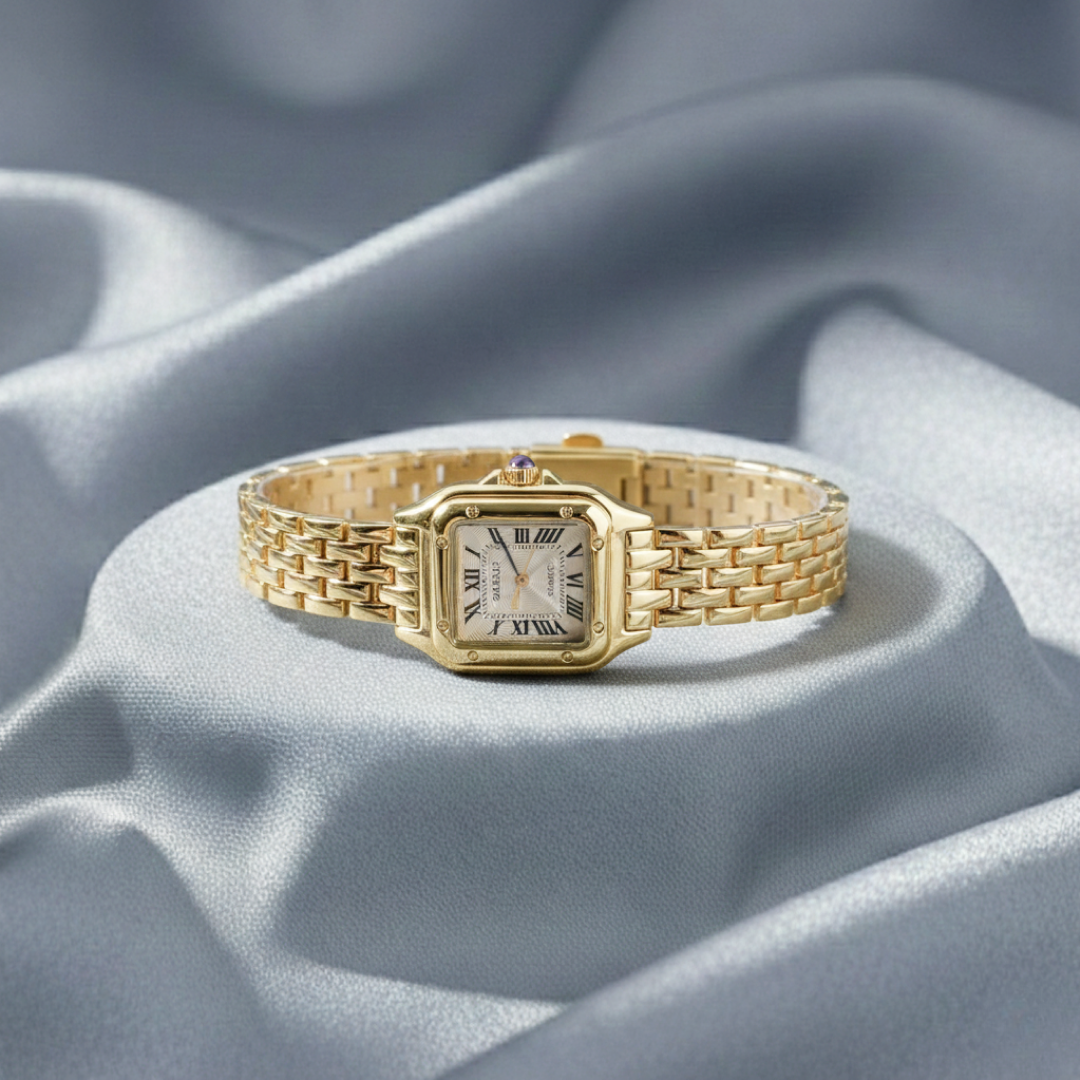 Elegante Uhr-Maison Doré