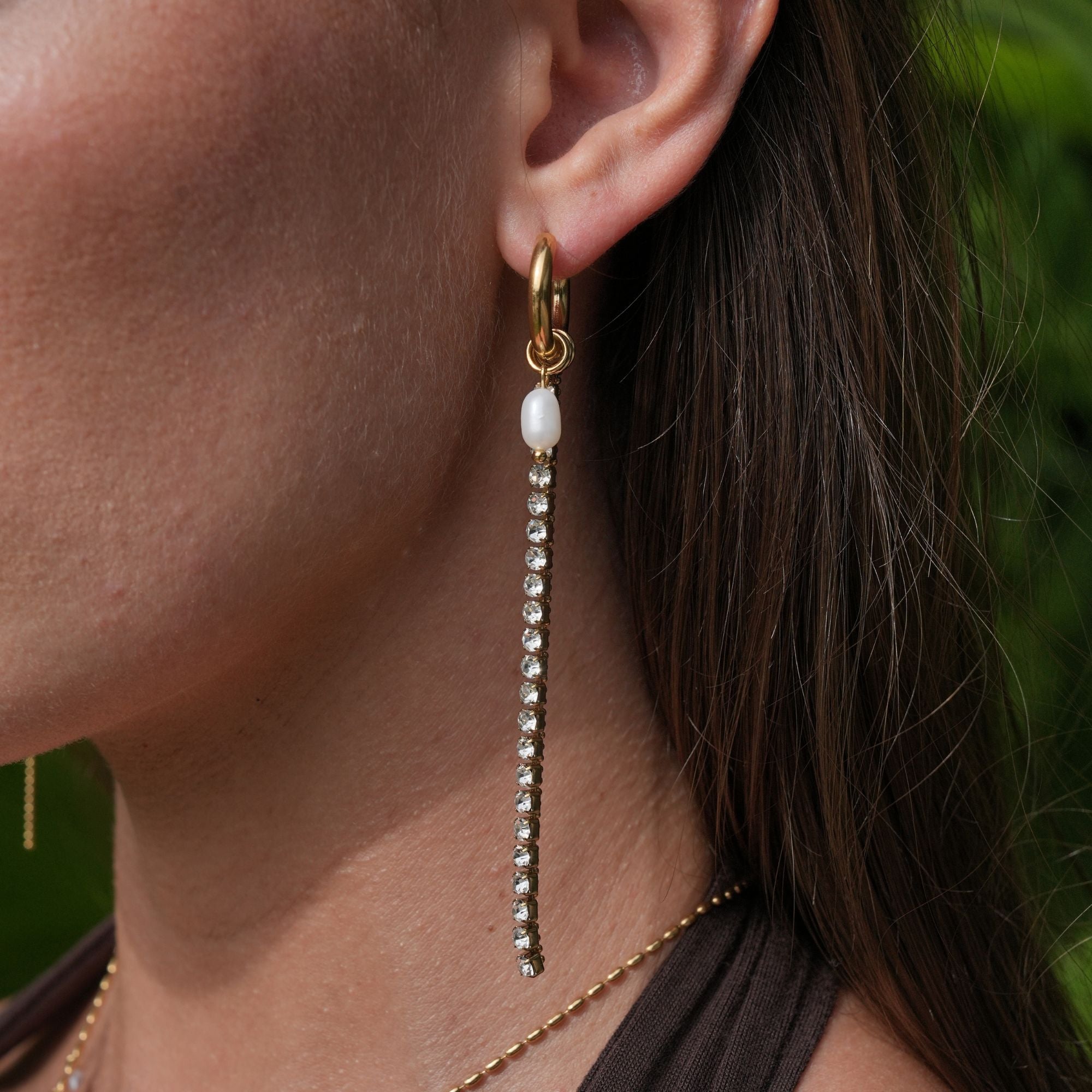 Mirabel Hängende Ohrringe | 18K Gold