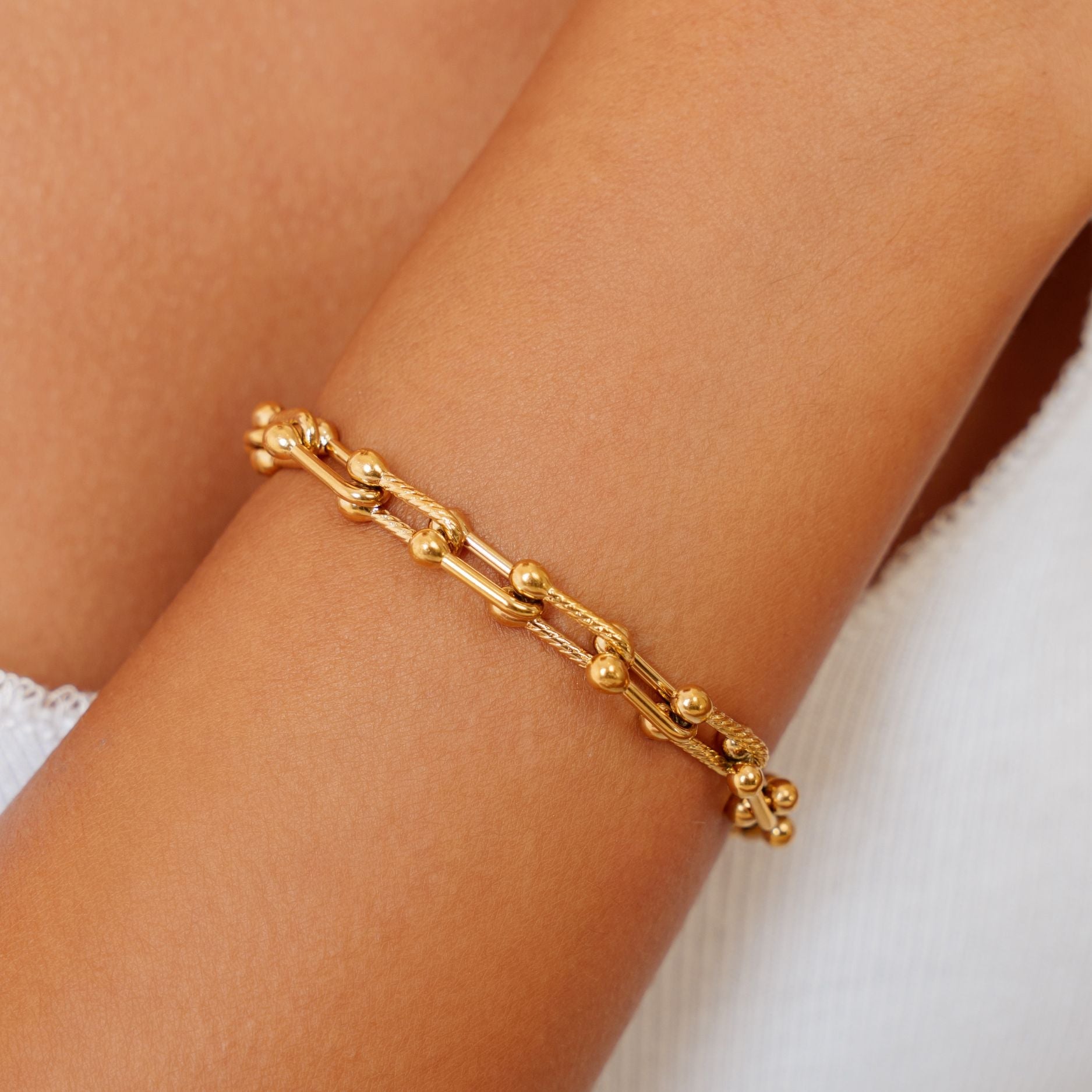 Insel Links Armband-Maison Doré
