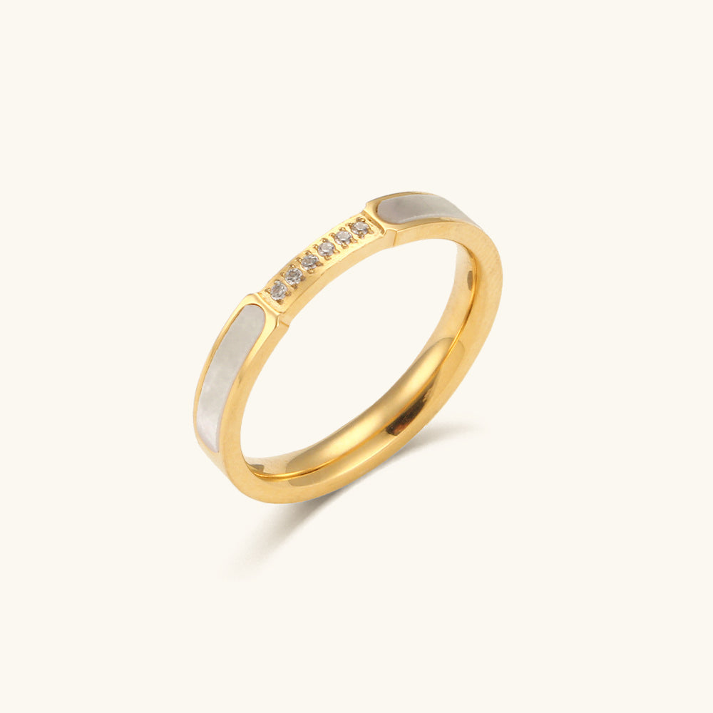 Gabrielle Diamant-Simulant Goldring-Maison Doré