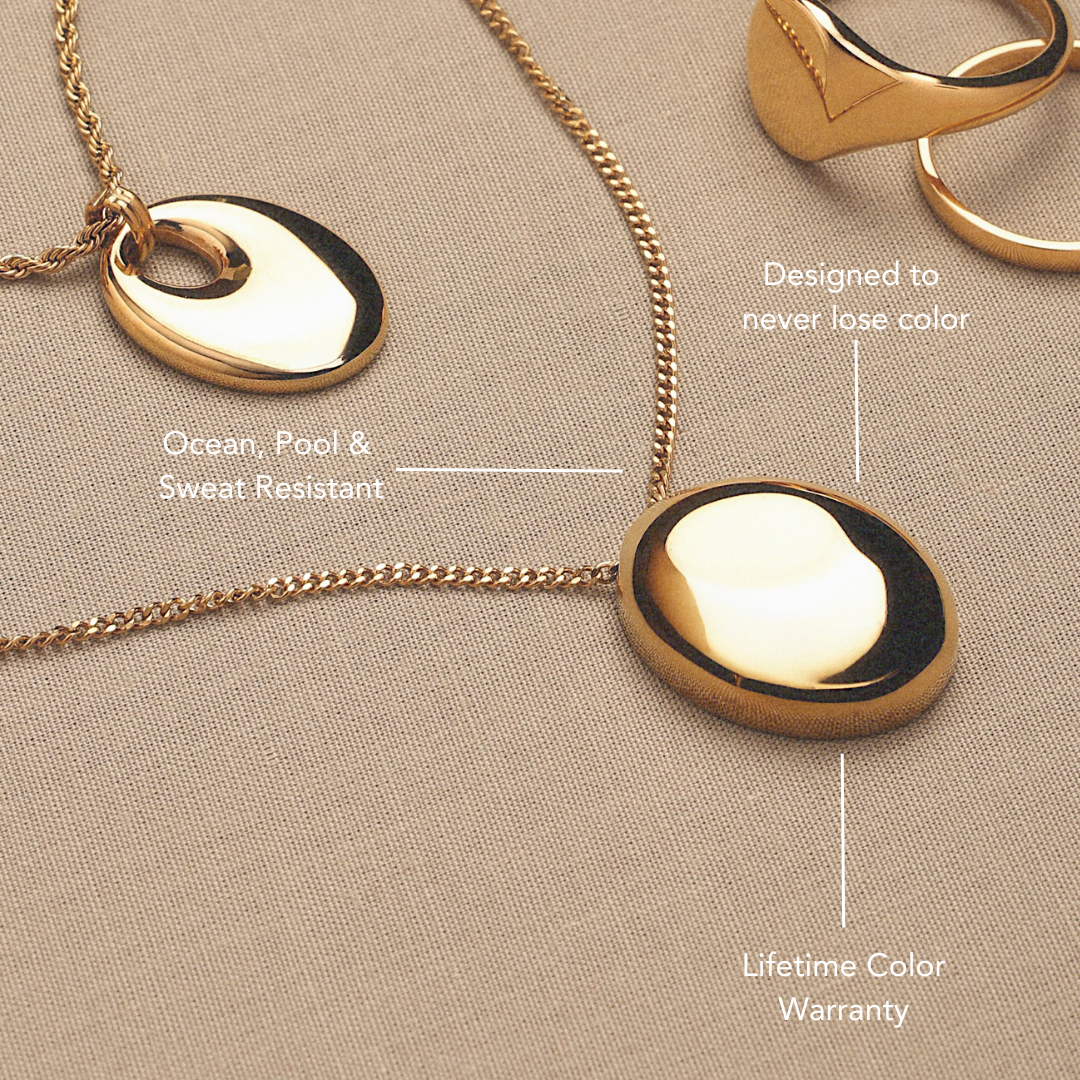 Pebble Necklace-Maison Doré