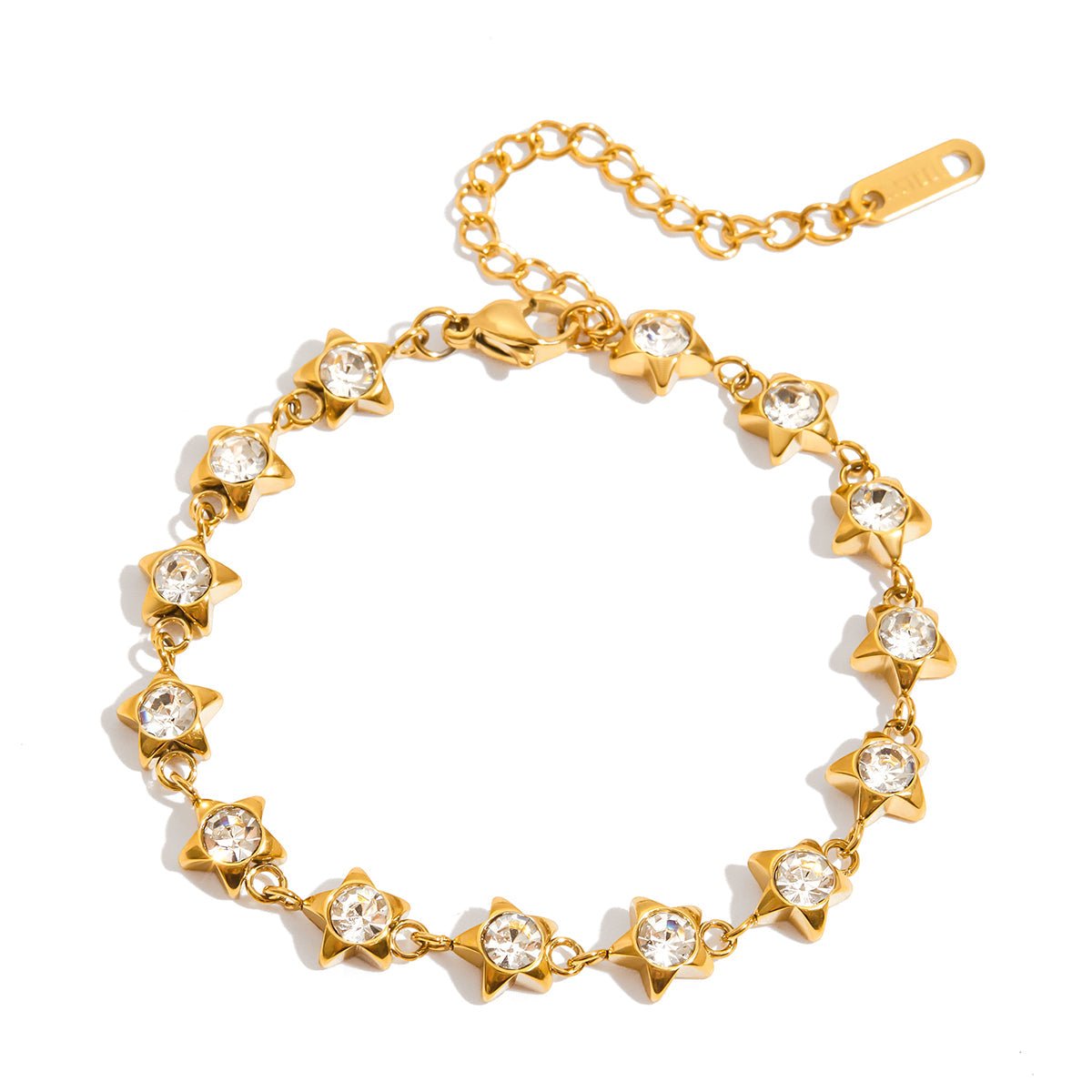 Celestijnische Stern Armband | 18K Gold-Maison Doré