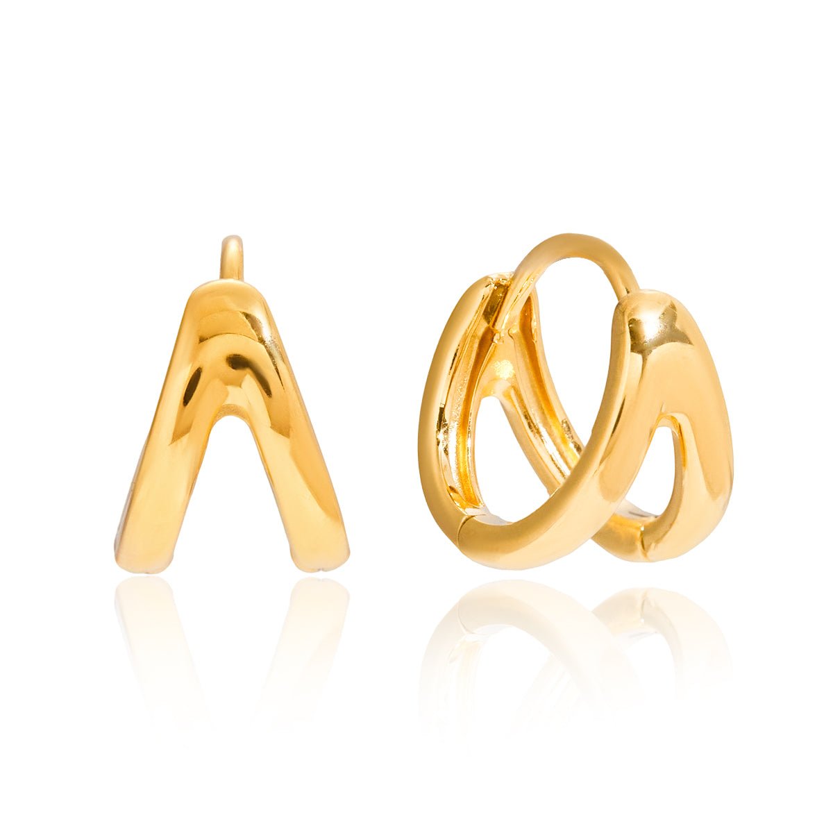 Karina Knuffeloorbellen | 18K Gold-Maison Doré