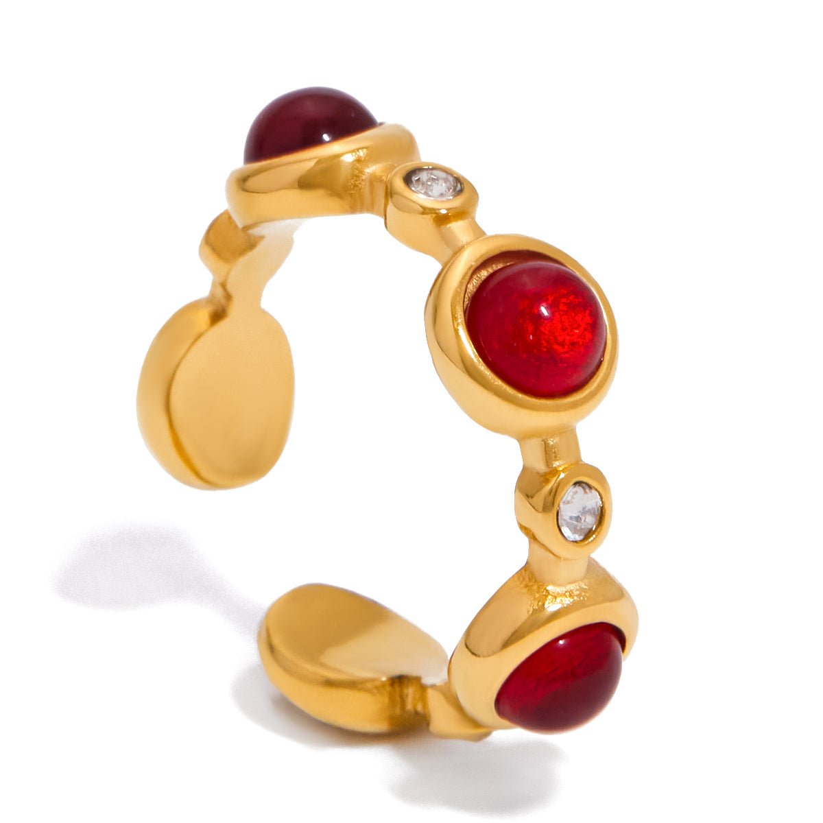 Ayana Roter Manchet Ring | 18K Gold